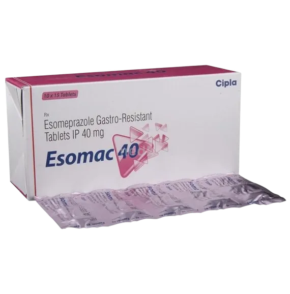 esomac 40mg tablet 15's